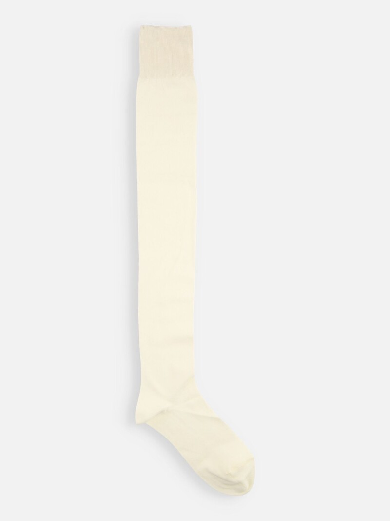 Wool Mixed Fine Over The Knee High Socks