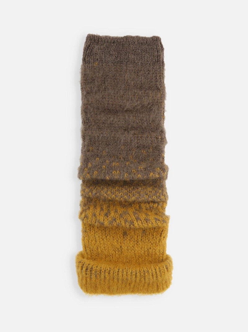 Scaldamuscoli in morbida lana merino in colore sfumato