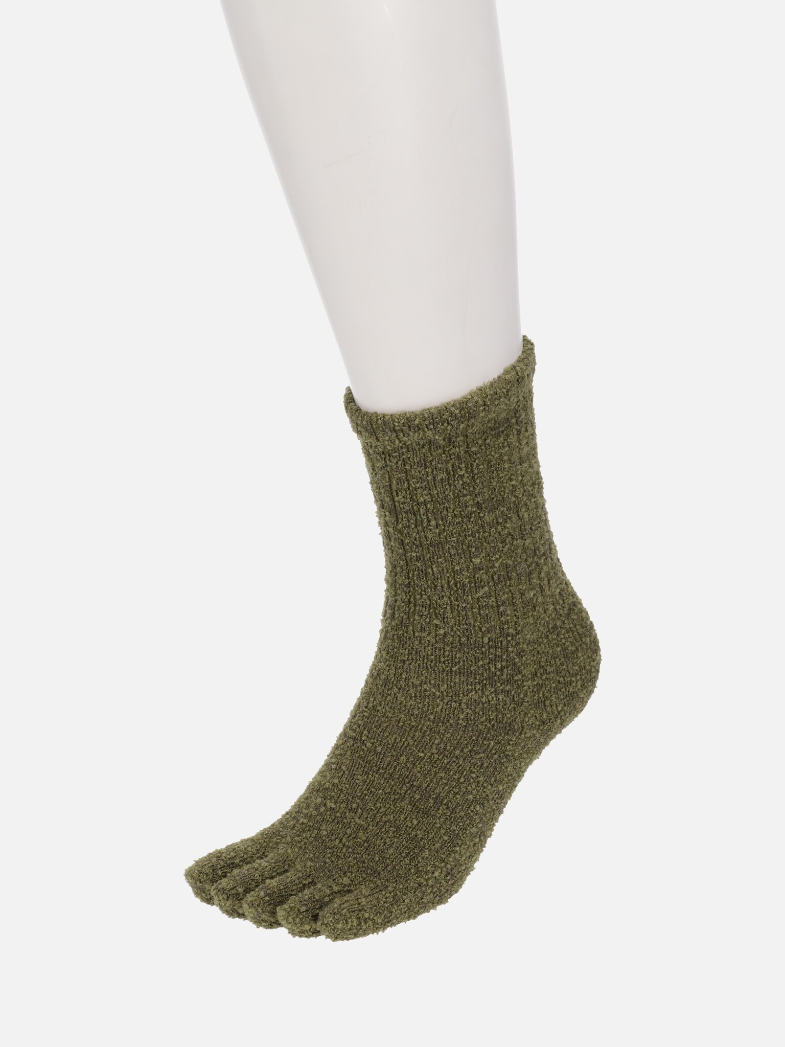 Wool Ring Yarn Short Toe Socks