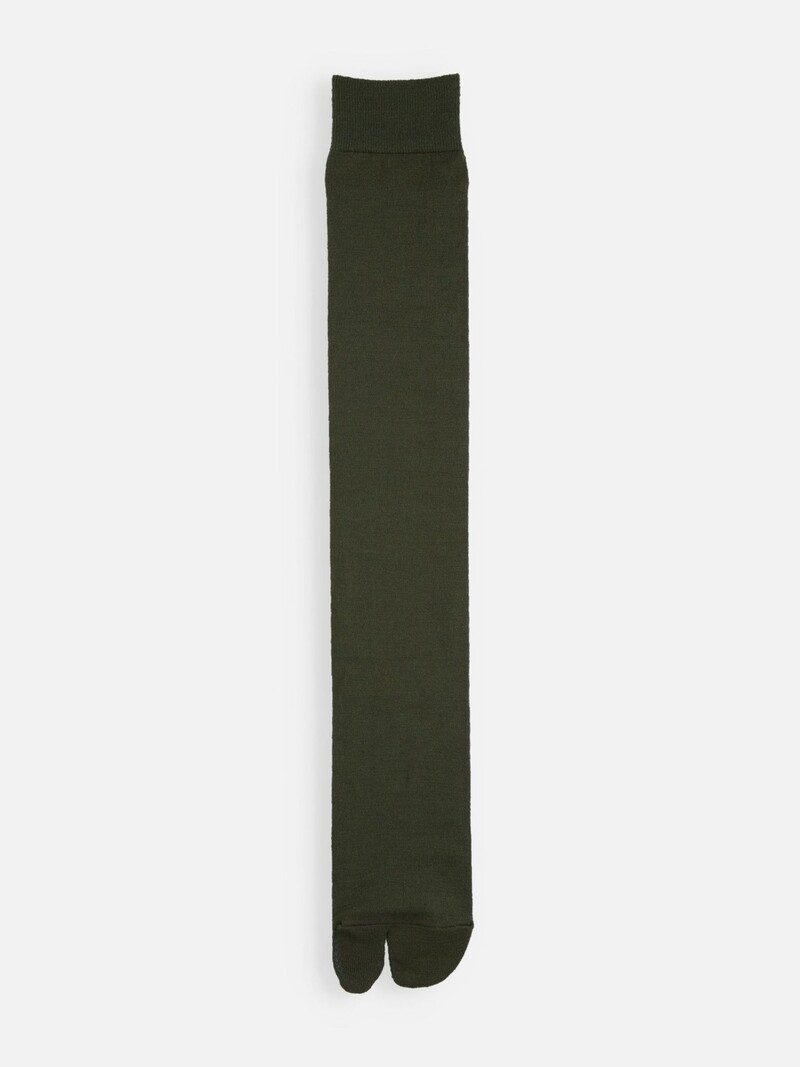 Wool Tabi Knee High Socks