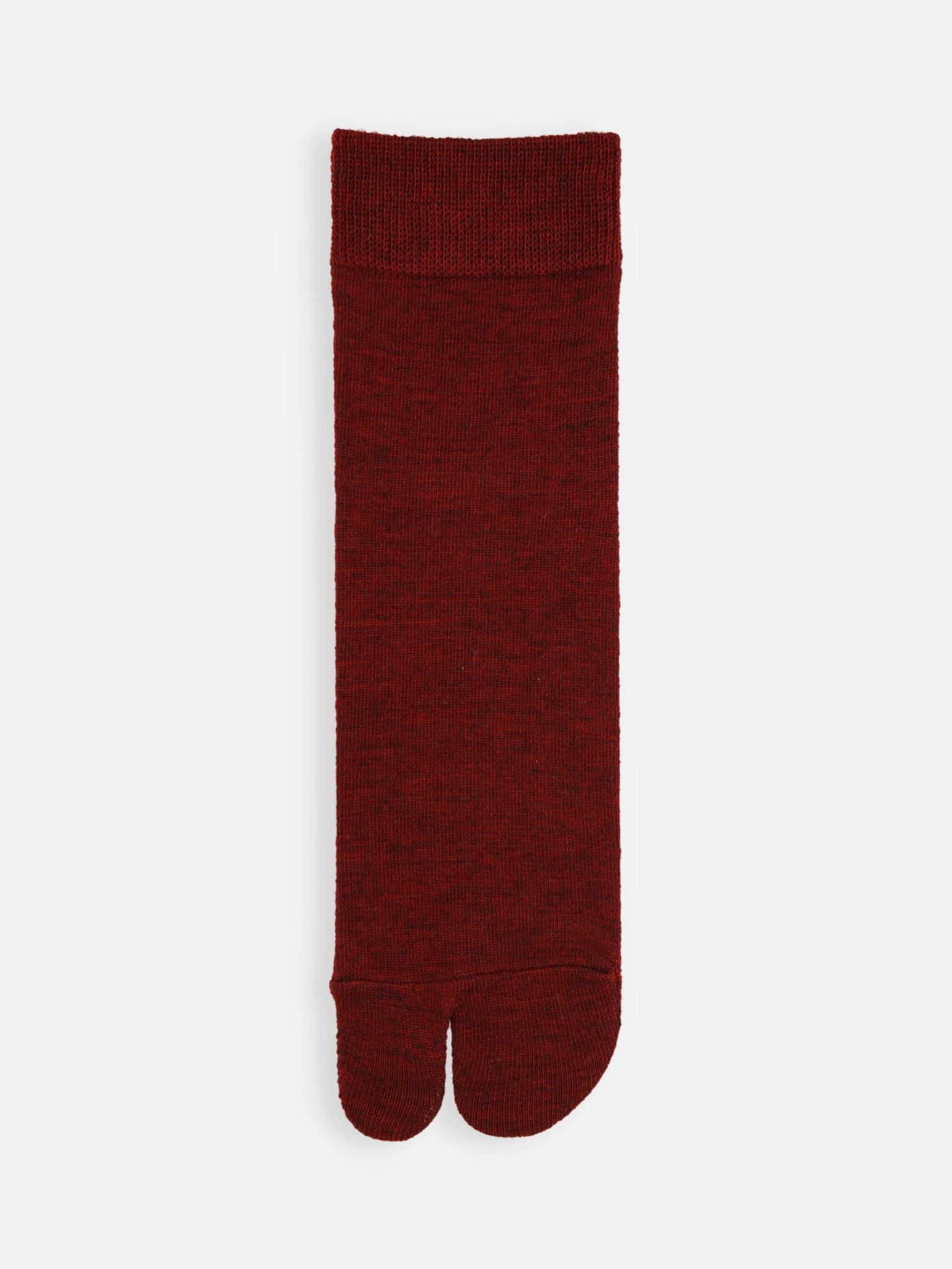 Merino Wool Plain Tabi Short Socks