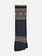 Mi-chaussette 5 orteils jacquard flocons de neige M