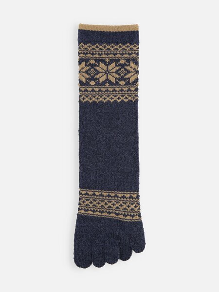 062142315 MC 5 orteils jacquard flocons de neige M
