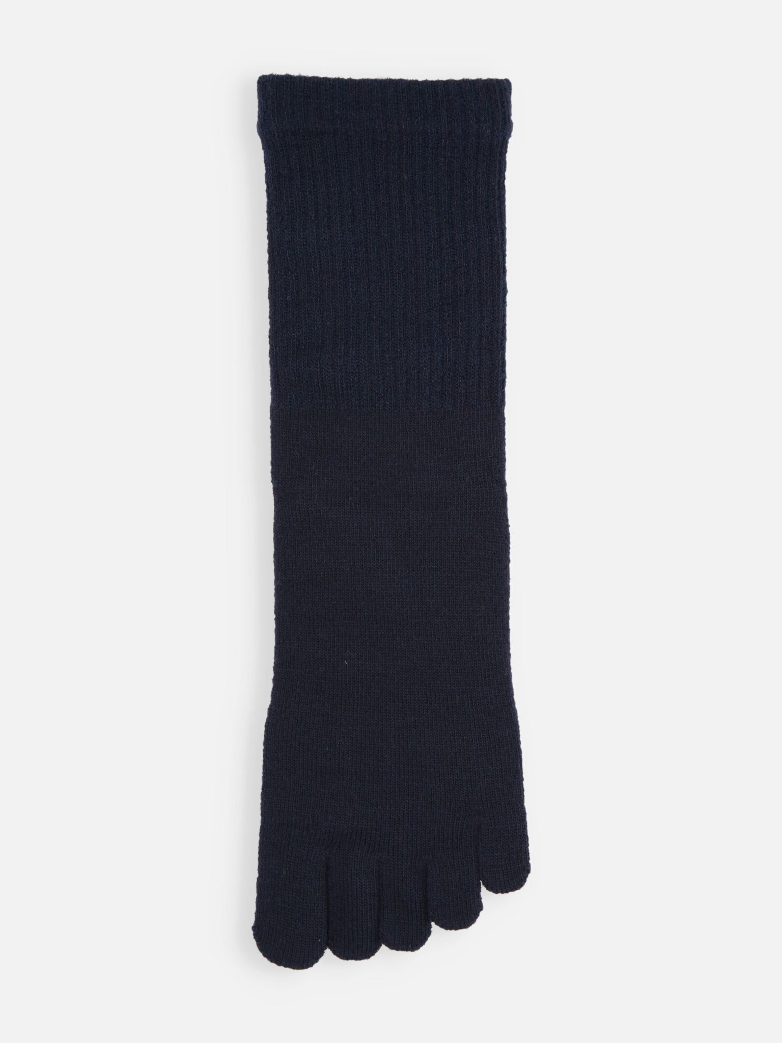 Calzino a metà polpaccio con 5 dita, semplice, polsino morbido, taglia M