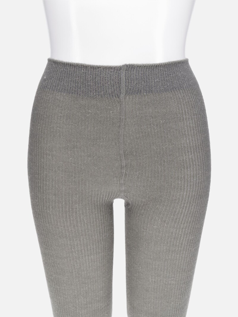 Angora-Mischrippen-Strumpfhose, 400D breit