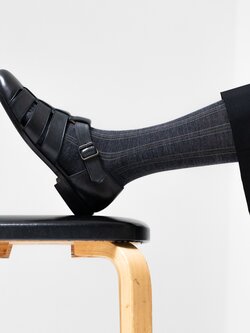 062142321 MC laine Mérinos rayures L