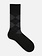 Argyle-Socken aus Merinowolle in der Mitte der Wade