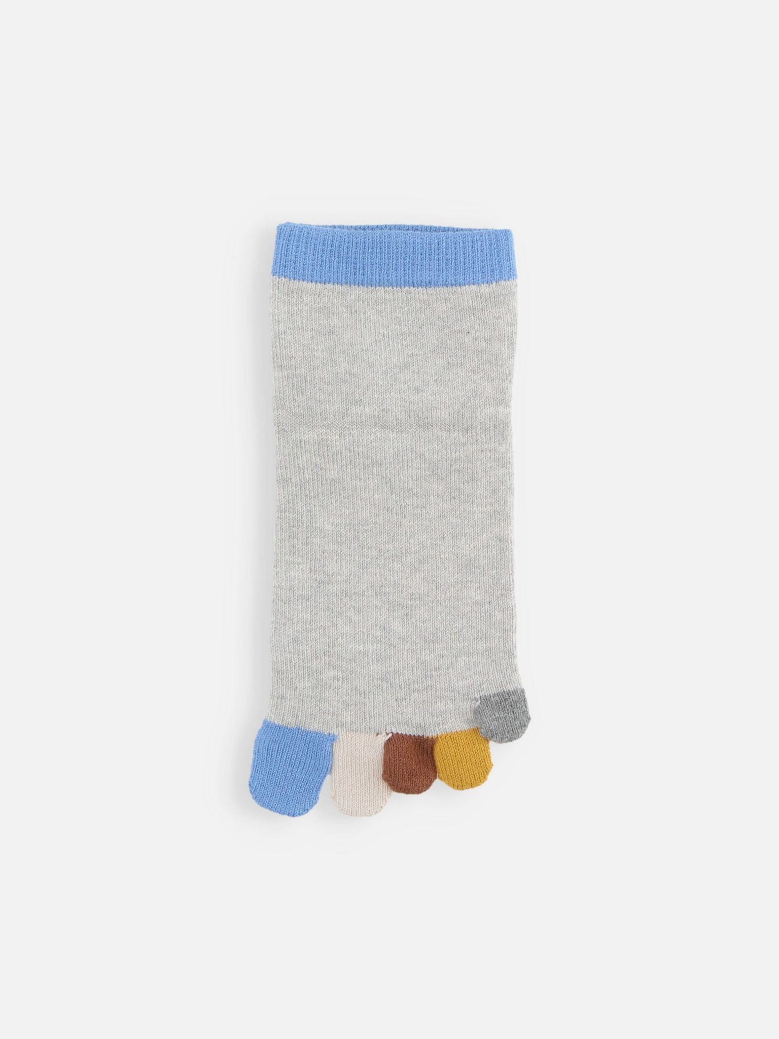 Kindersokken met regenboogteen 19-21 cm