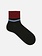 Wool Mixed Block Line Short Socks