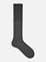 Chaussette haute laine Mérinos côtes 6x2 M