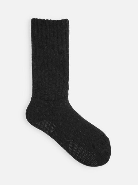 021140770 Room Socks mi-haut uni côtelé S
