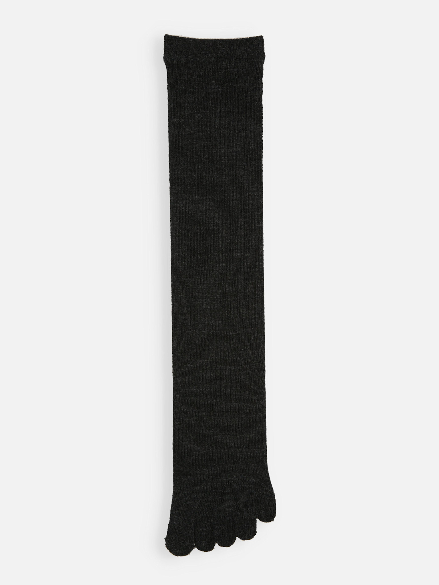 Calzino alto a 5 dita in lana merino fine premium