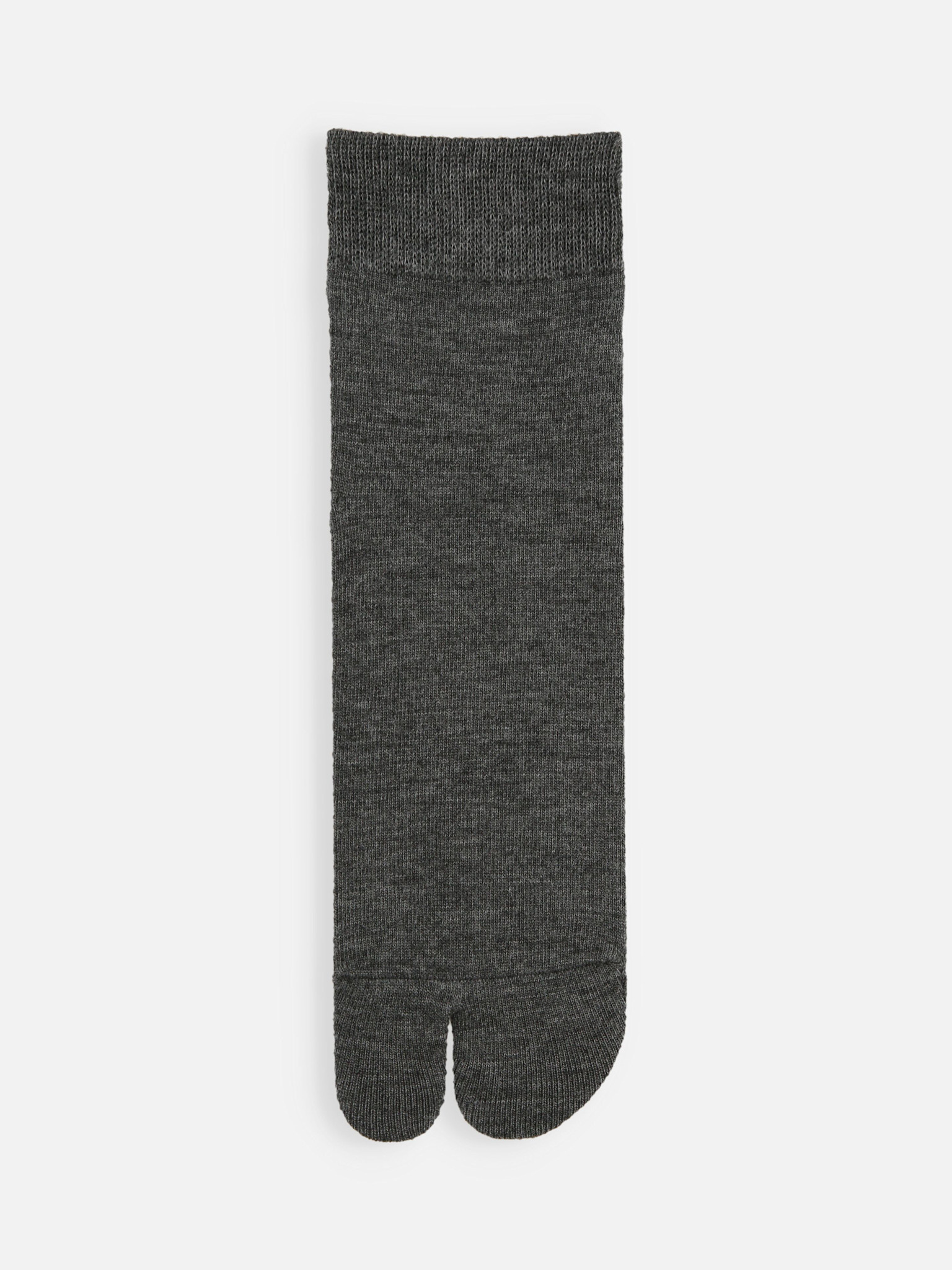 Merino Wool Plain Tabi Short Socks