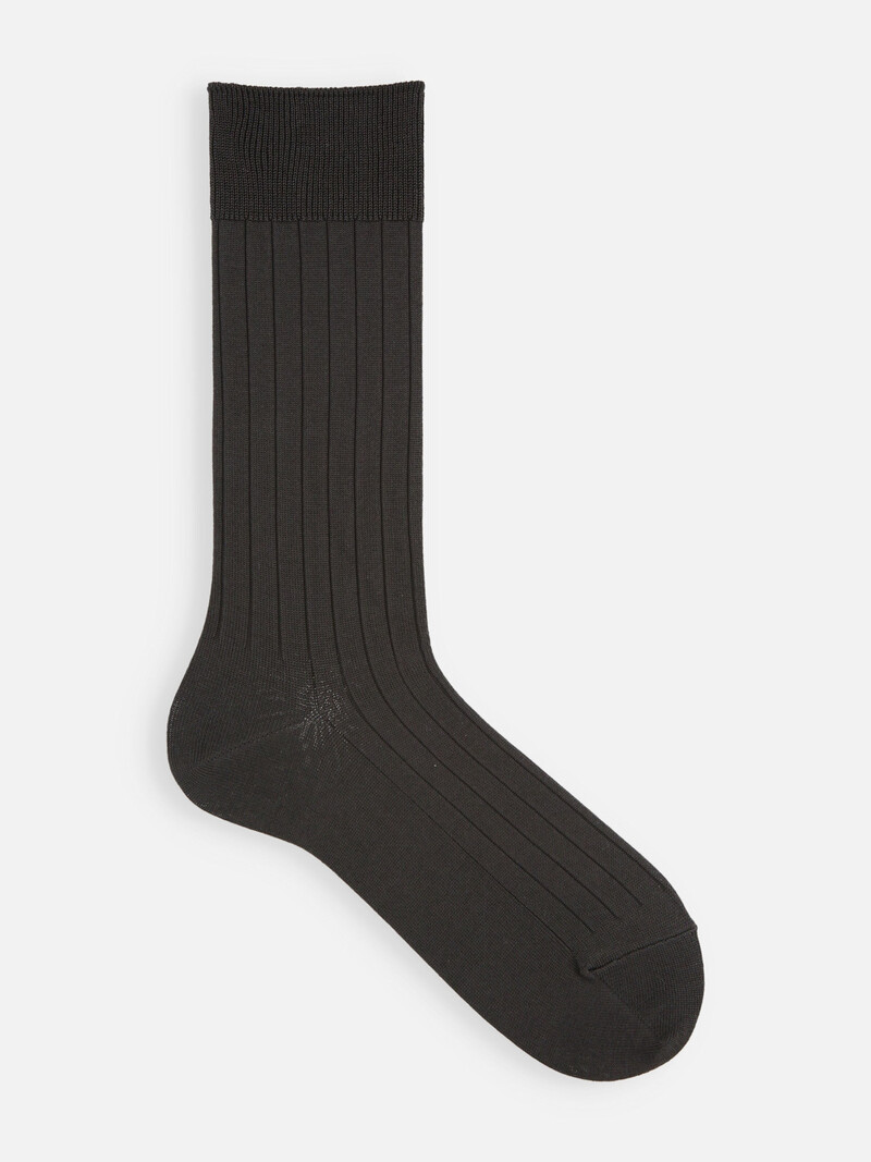 9x2 Ribbed Mid Calf Socks RS M