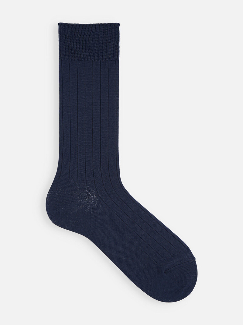 9x2 Ribbed Mid Calf Socks RS M