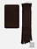 Calza media 5 punte liscia in Lyocell soft edge L