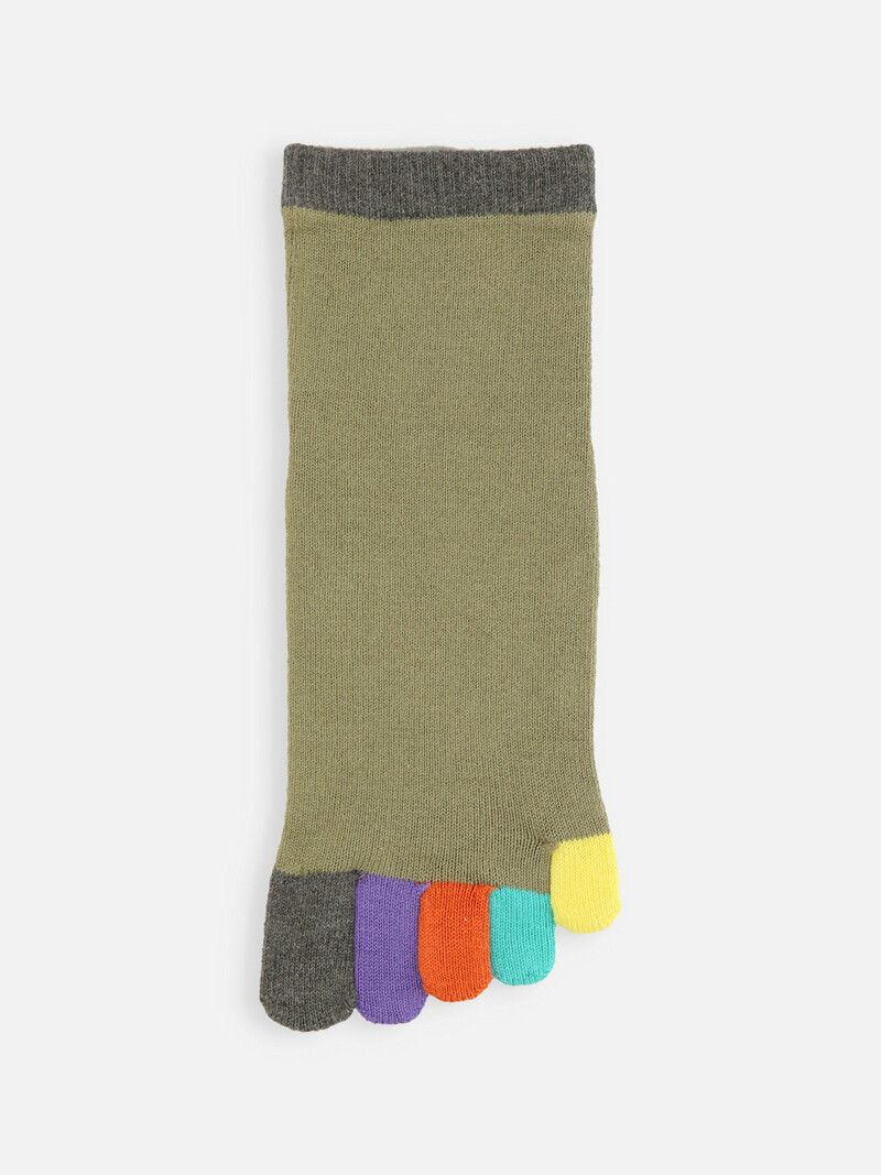Rainbow Zehensocken kurz M