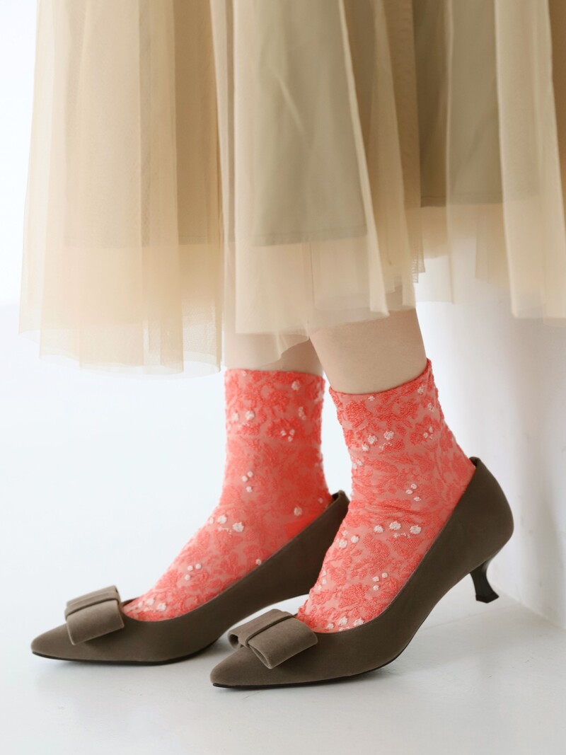 Cupra Flower Float Low Crew Socken