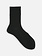 Mi-chaussette 100% coton à côtes 5x2 moyenne jauge