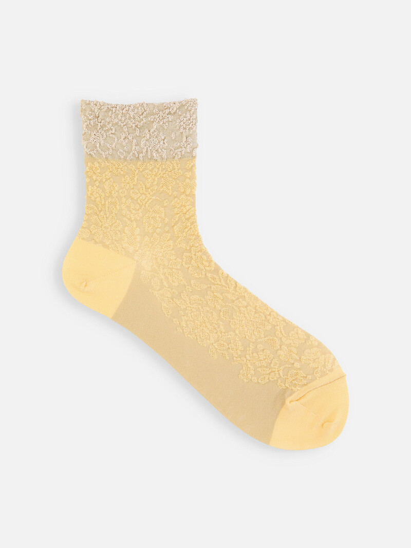 Zweifarbige Float Low Crew-Socken