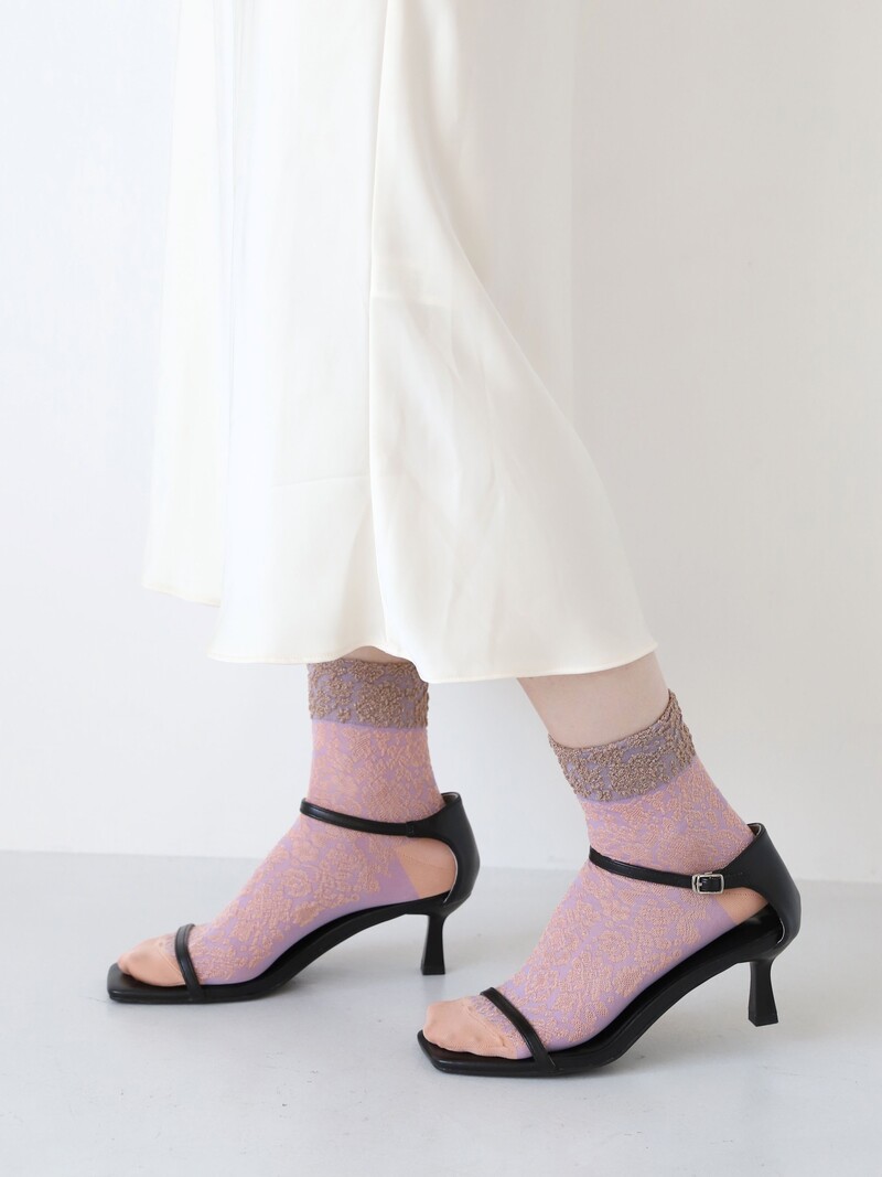 Zweifarbige Float Low Crew-Socken