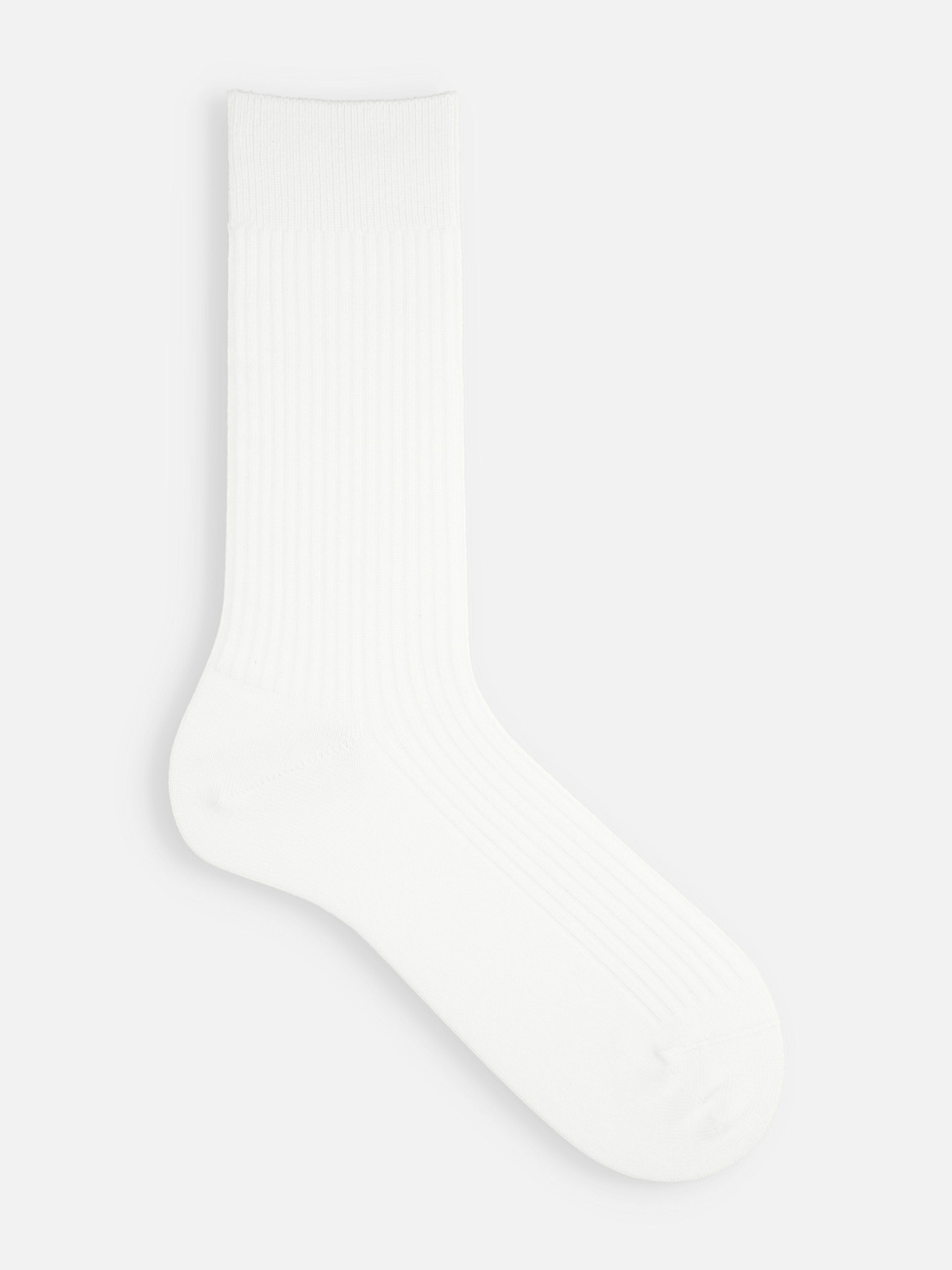 Clasic Ribbed Mid-Calf Socks M