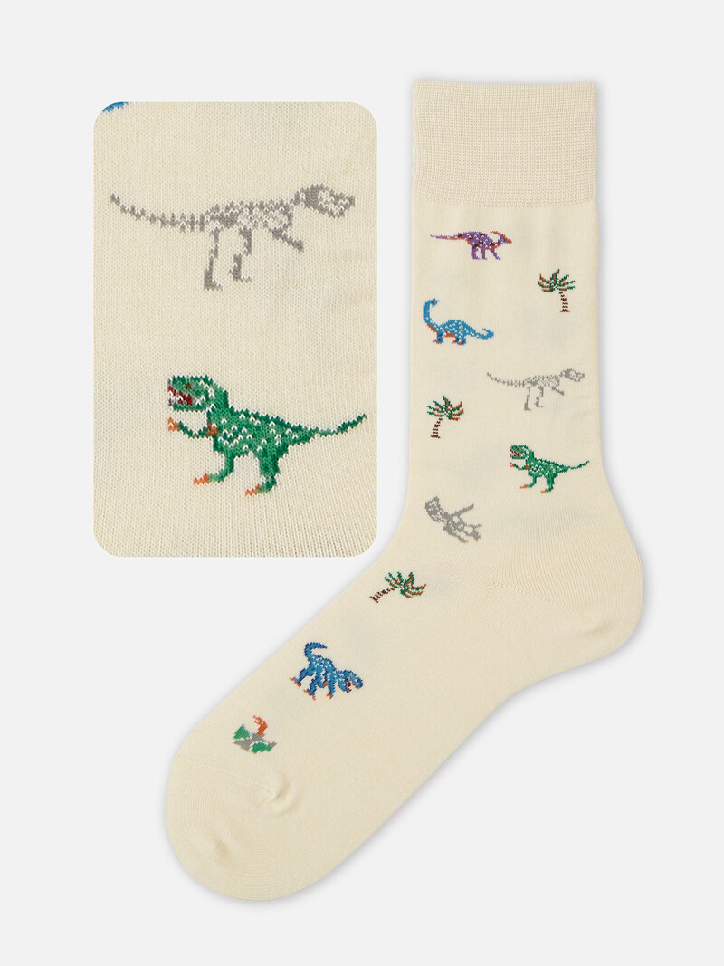 Calzino al ginocchio Dinosauria M