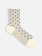 Flower Float Pattern Low Crew Socks