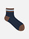 Links Mesh Bicolor Low Crew Socken