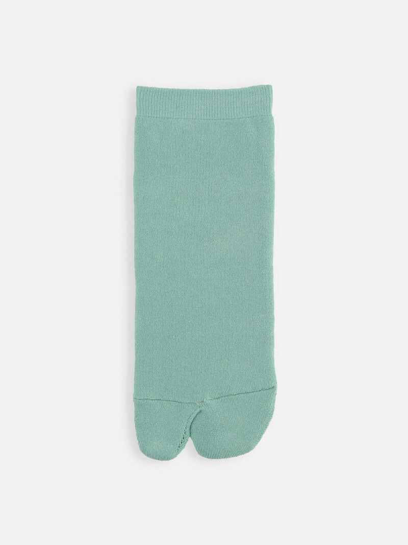 Plain Tabi Pile Trainer Socks M