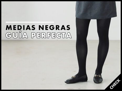 Las medias negras: un imprescindible del guardarropa femenino