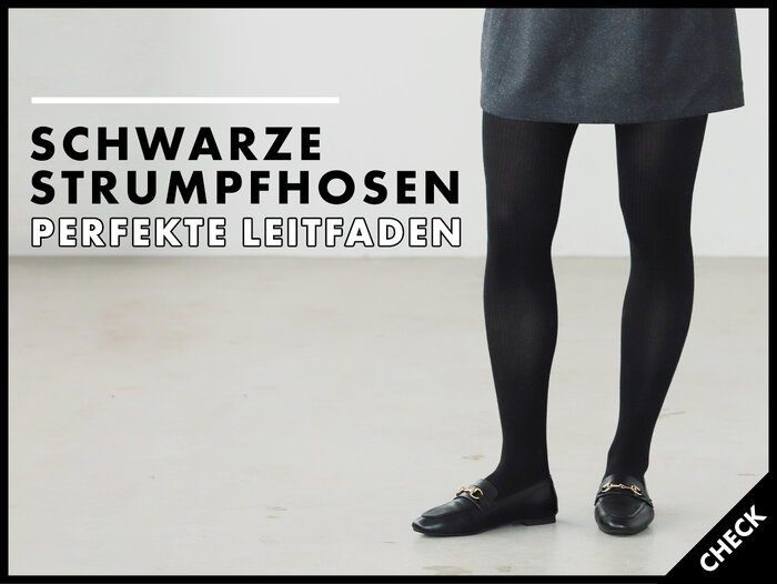 Schwarze strumpfhosen: ein unverzichtbares kleidungsstück