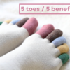 The 5 benefits of toe socks: unmatched comfort for your feet