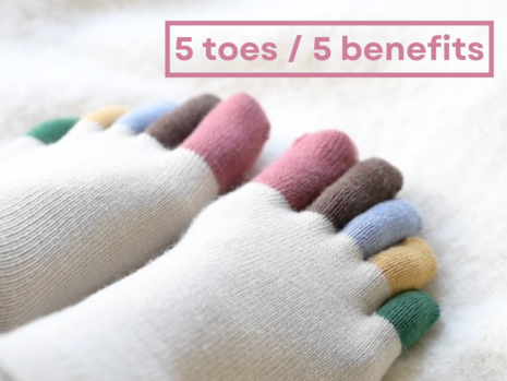 The 5 benefits of toe socks