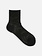Glitter Lamé Mesh Low Crew Socks