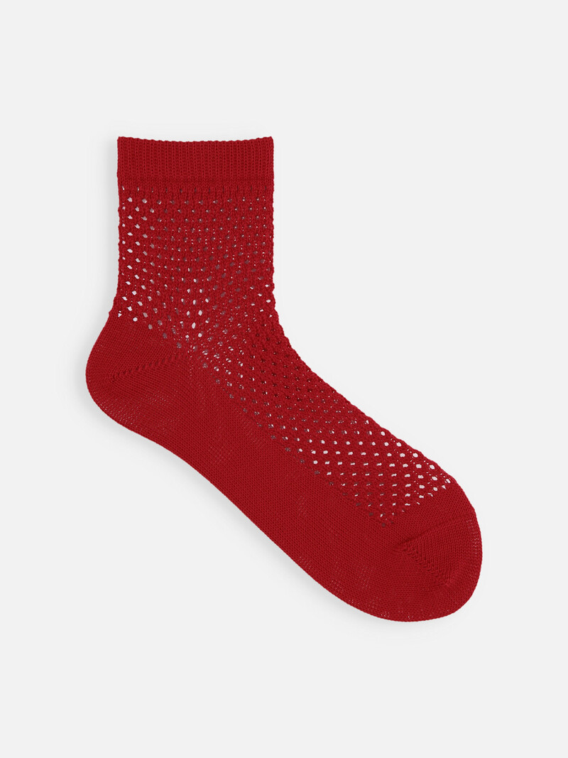 Irmack Mesh Low Crew Socken