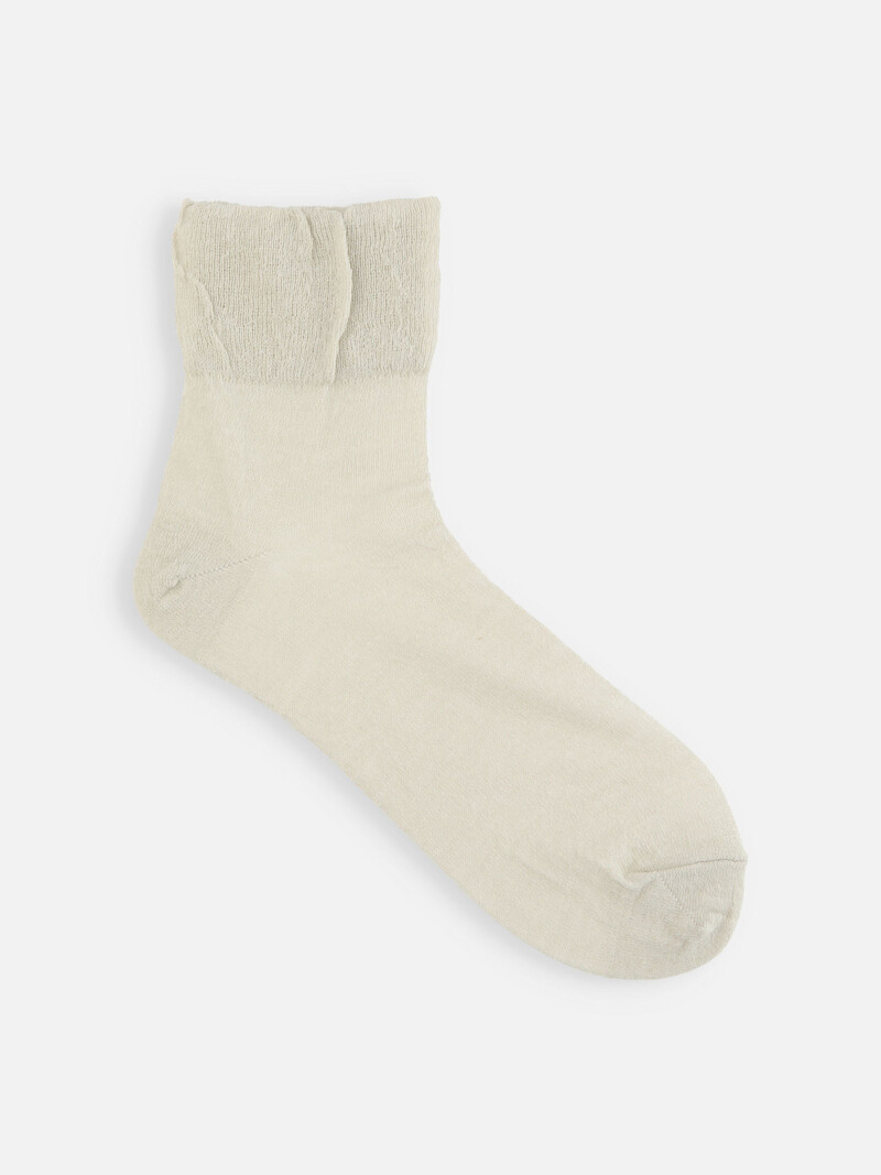 Polyester/Ramie Dry Touch Low Crew Socken