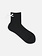 Madeline Bow Fine Rib Ankle Socks