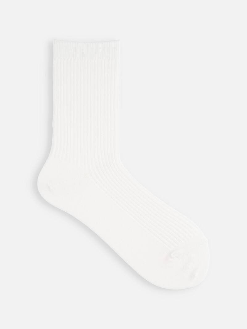 Mi-chaussette côtes 2x2 moyenne jauge S