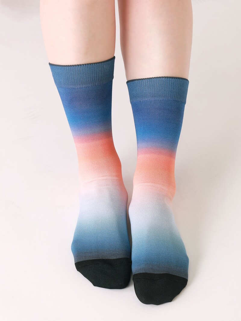 Mi-chaussette imprimée 360°