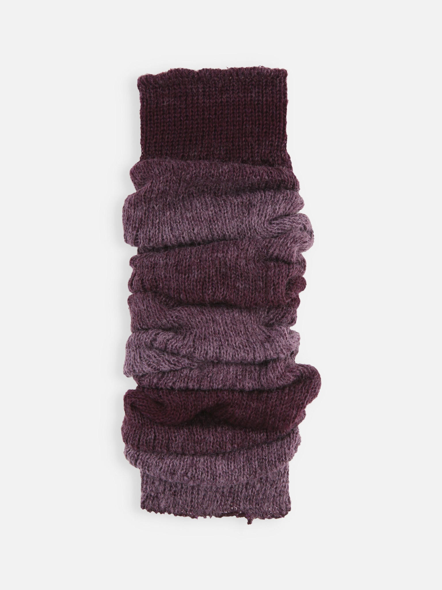 Gradation Colour Ribbed Legwarmer 64cm