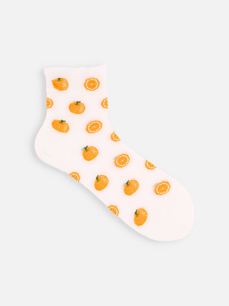 011133047 SQ en tulle motif orange
