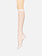 Transparente Kniestrümpfe mit Fantasy-Blumenmuster