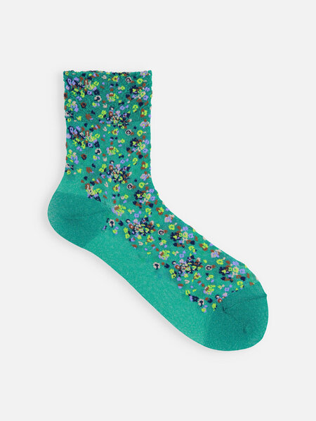 021132479 SQ mi-transparente lamé fleur mosaïque