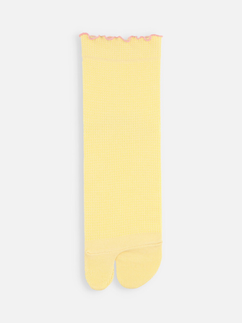 Waffle Merrow Top Low Crew Socken