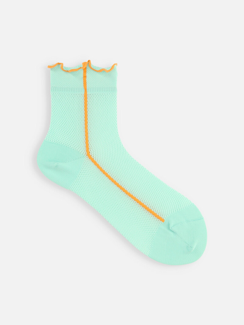 Dry Mesh Merrow Side Line Ankle Socks