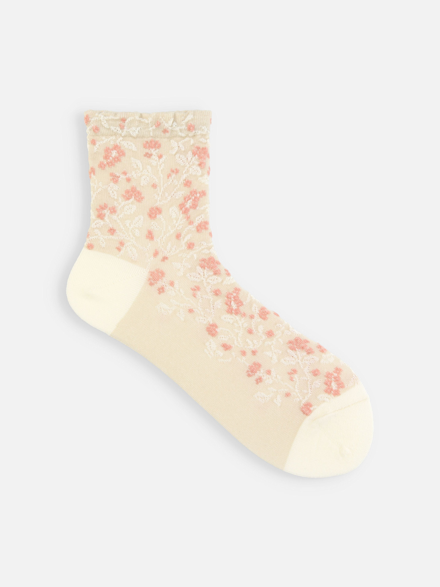 Meia pequena de flor flutuante