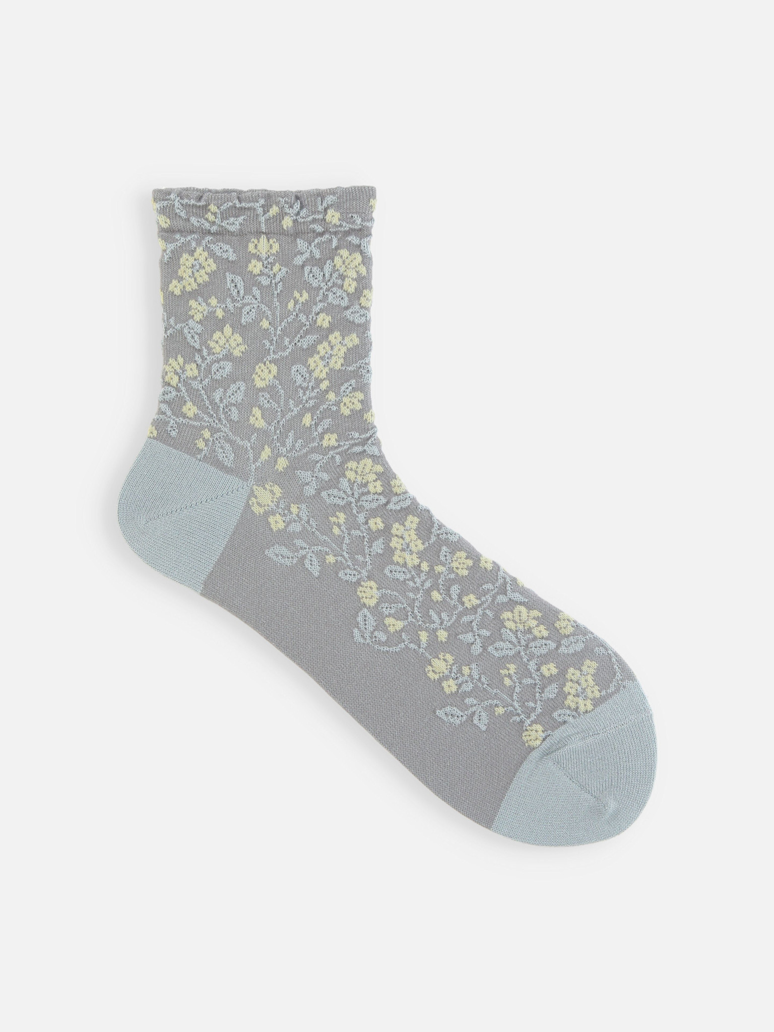 Meia pequena de flor flutuante