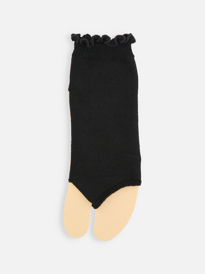 Tabi-Style Open Toe Trainer Socks