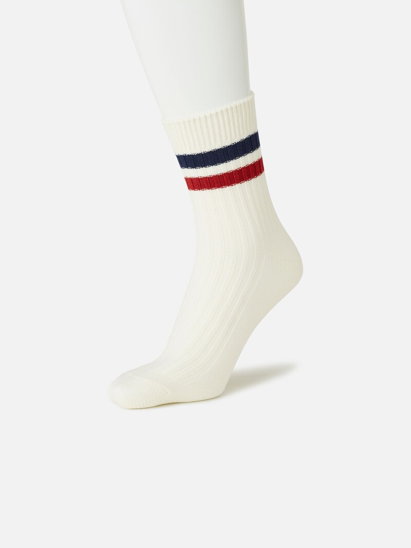 Top Lines gerippte kurze Socken L